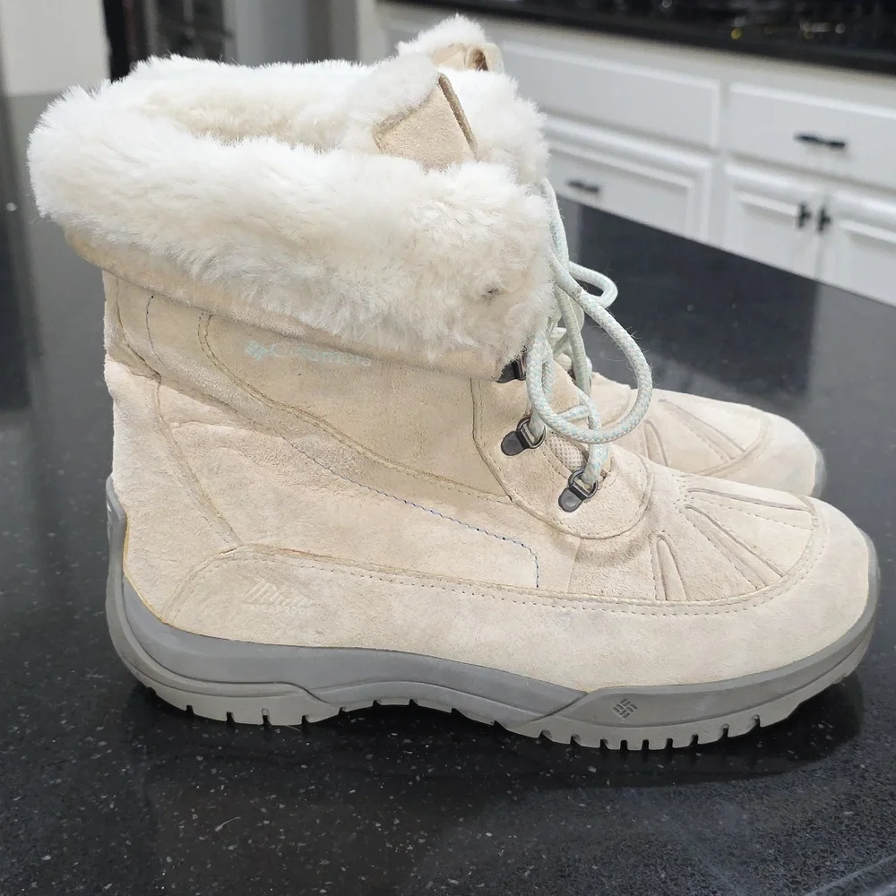 Columbia Lavela Women's Tan Waterproof Winter Boots Size 8 - Picture 4 of 9